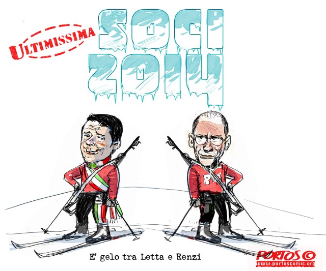 Gelo tra Letta e Renzi