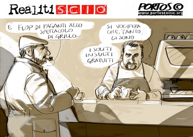 FLOP SPETTACOLO DI Grillo