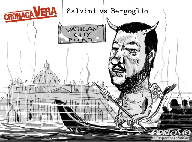 Salvini vs Bergoglio